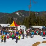 Zielgelände Ski-Nostalgie 2015 in Wagrain