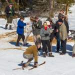Nach Sturz im Zielraum - Ski-Nostalgie 2015 in Wagrain